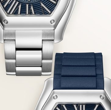 Cartier Roadster QuickSwitch bracelet and rubber strap